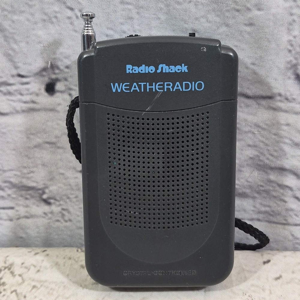Radio Shack Portable Weather Radio Model 12-244 Tested Works Vintage